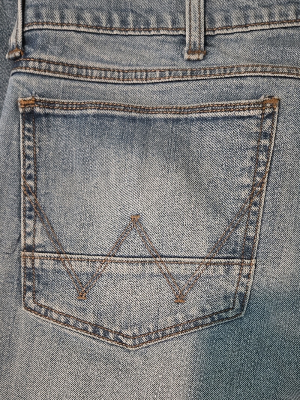 Light Blue Men's Wrangler Retro Slim Boot Jeans - Picture 3 of 7